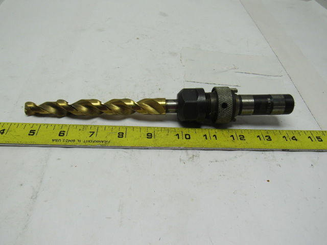 Morris Tooling 3531577 Collet Chuck Holder W/16mm Step Coolant Fed Drill Bit