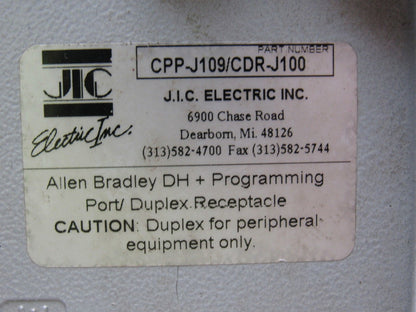 IME CPP-J109/CDR-J100 Allen Bradley DH + Programming Port/Duplex Receptacle
