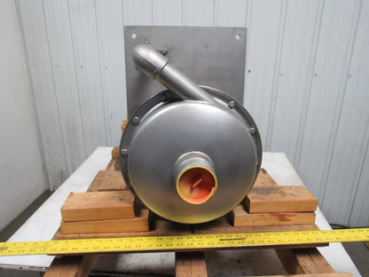RS Corcoran 5000VEC-1 7.5Hp Vertical Sump 316 Stainless Centrifugal Pump 3"x 2"