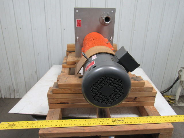 RS Corcoran 5000VEC-1 7.5Hp Vertical Sump 316 Stainless Centrifugal Pump 3"x 2"