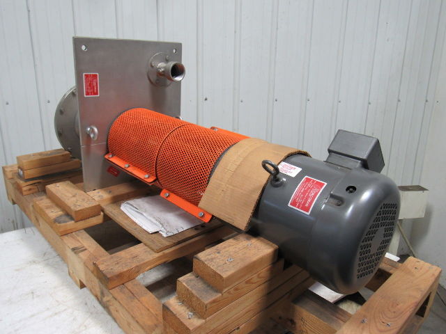 RS Corcoran 5000VEC-1 7.5Hp Vertical Sump 316 Stainless Centrifugal Pump 3"x 2"