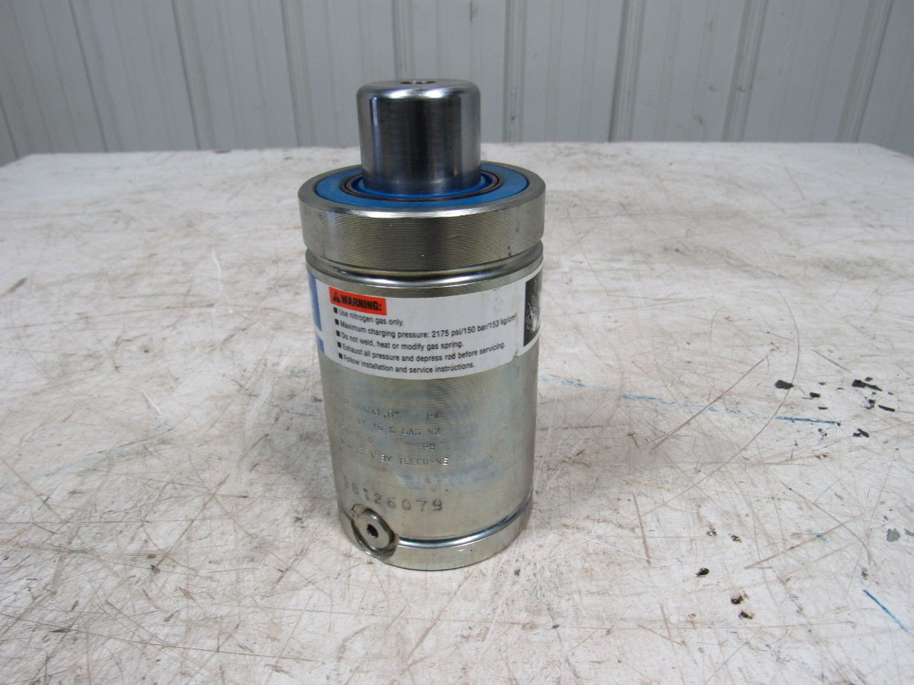 Hyson T2B-1500X1 Compact Height Nitrogen Gas Spring 1" Stroke Length