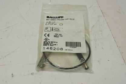 Balluff BES Q08ZC-PSC20B-S49-00,32 DC 3-/4-wire Inductive Block Sensor 8×8 mm