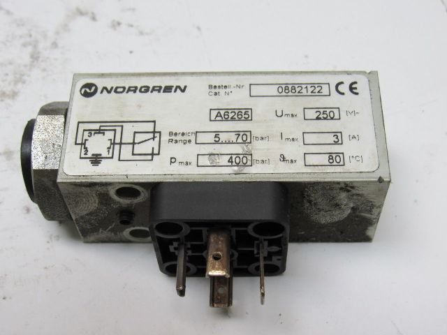Norgren TCO 064153 Pneumatic Pressure Switch Pvu 35 Bar