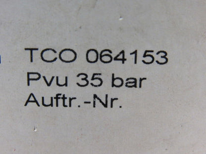 Norgren TCO 064153 Pneumatic Pressure Switch Pvu 35 Bar