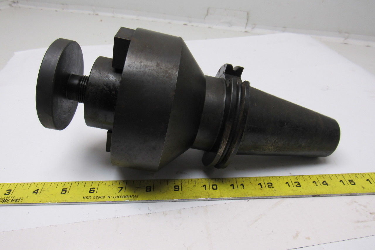 Command C6S5-2500 V-Flange V50 Shell Mill Tool Holder 4" Projection