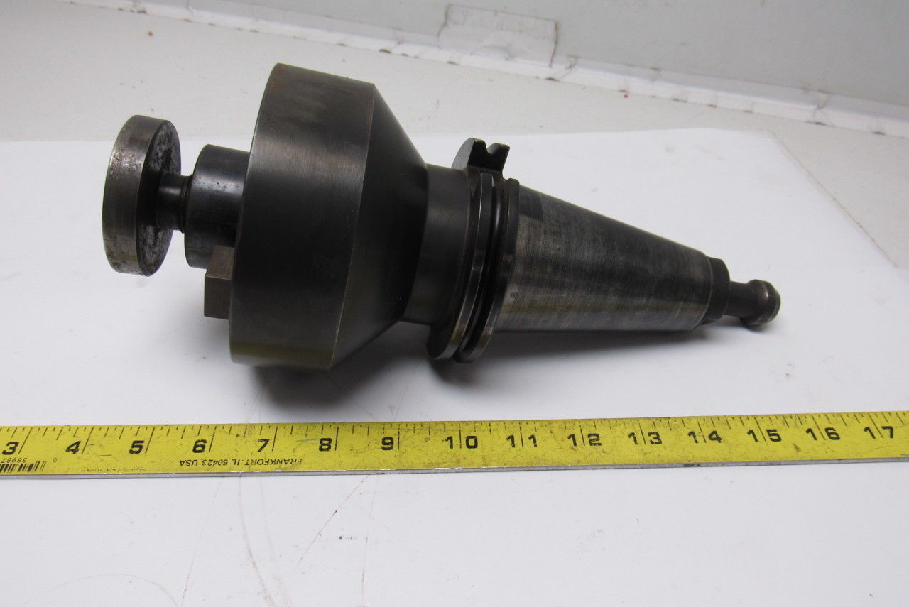 Command C6S5-2000 V-Flange CAT 50 Shell Mill Tool Holder 4" Projection