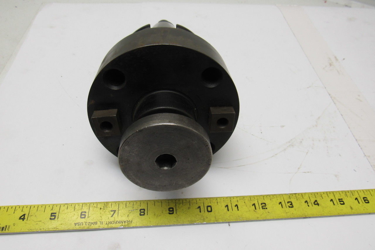 Command C6S5-2000 V-Flange CAT 50 Shell Mill Tool Holder 4" Projection