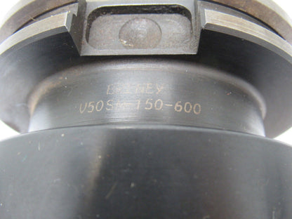 Briney V50SM-125-600 CAT 50 Taper Shell Mill Adapter 6" Projection