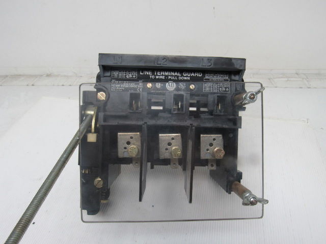Allen Bradley 1494V-DS100 Ser B Disconnect Switch 100A 600V Non-Fused Left Hand