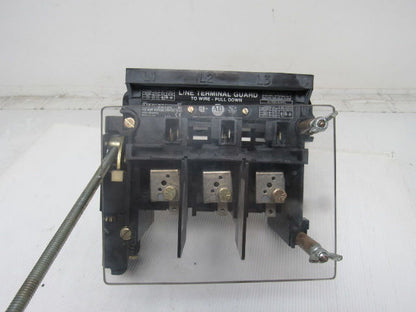 Allen Bradley 1494V-DS100 Ser B Disconnect Switch 100A 600V Non-Fused Left Hand