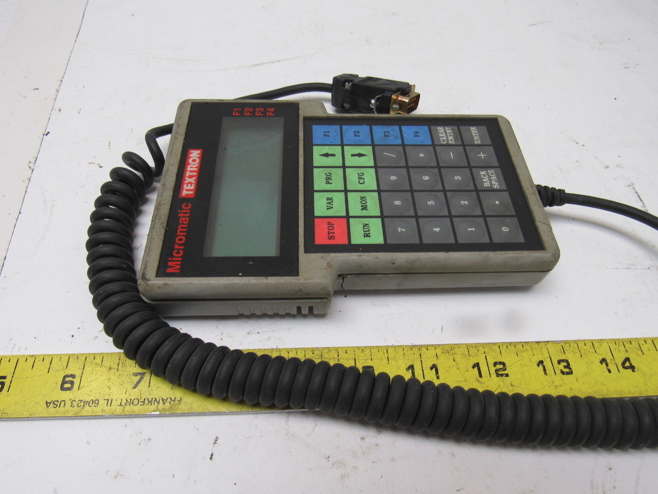 Micromatic Textron 302419 Keypad Drive Controller Remote Programmer