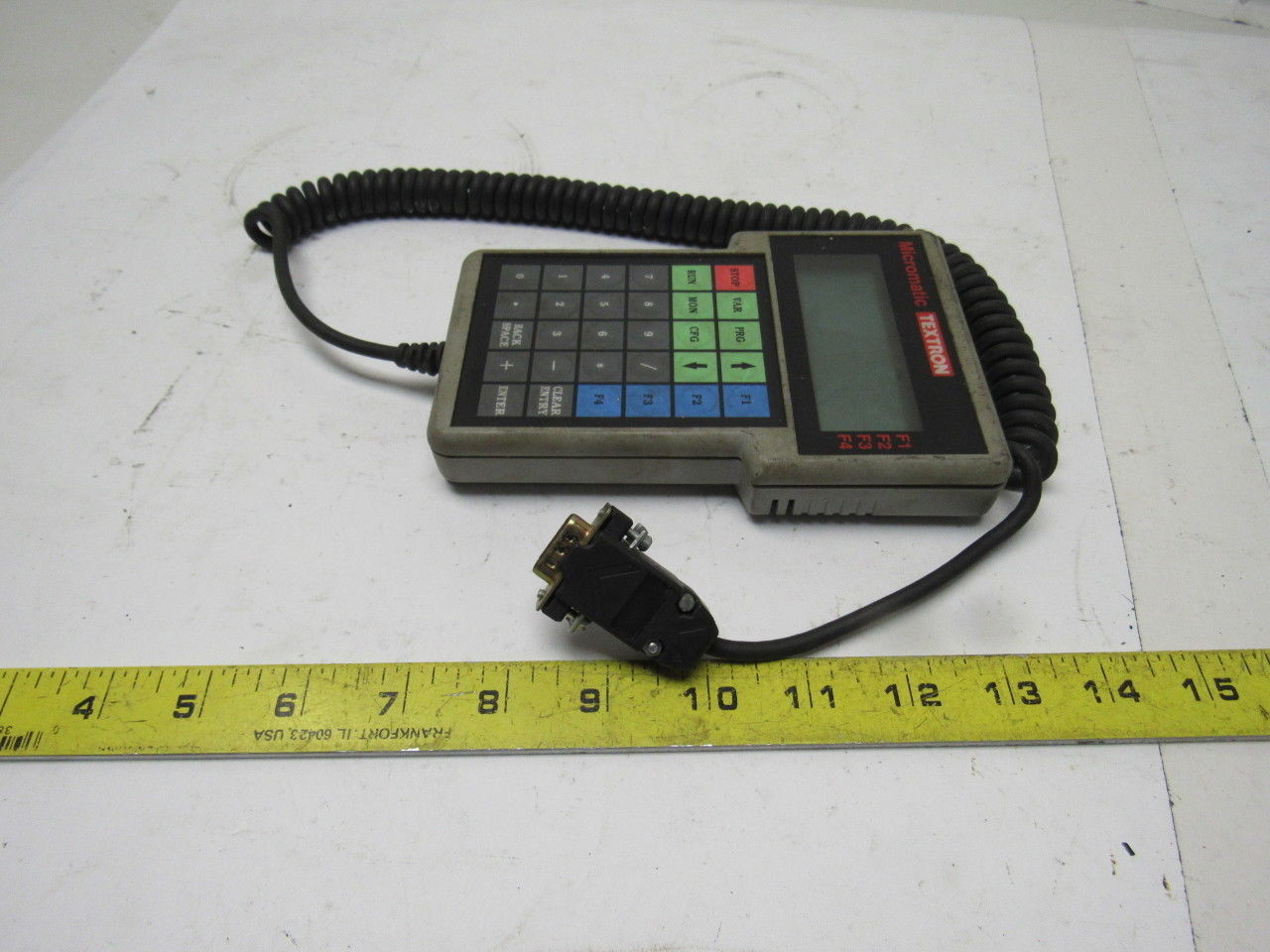 Micromatic Textron 302419 Keypad Drive Controller Remote Programmer
