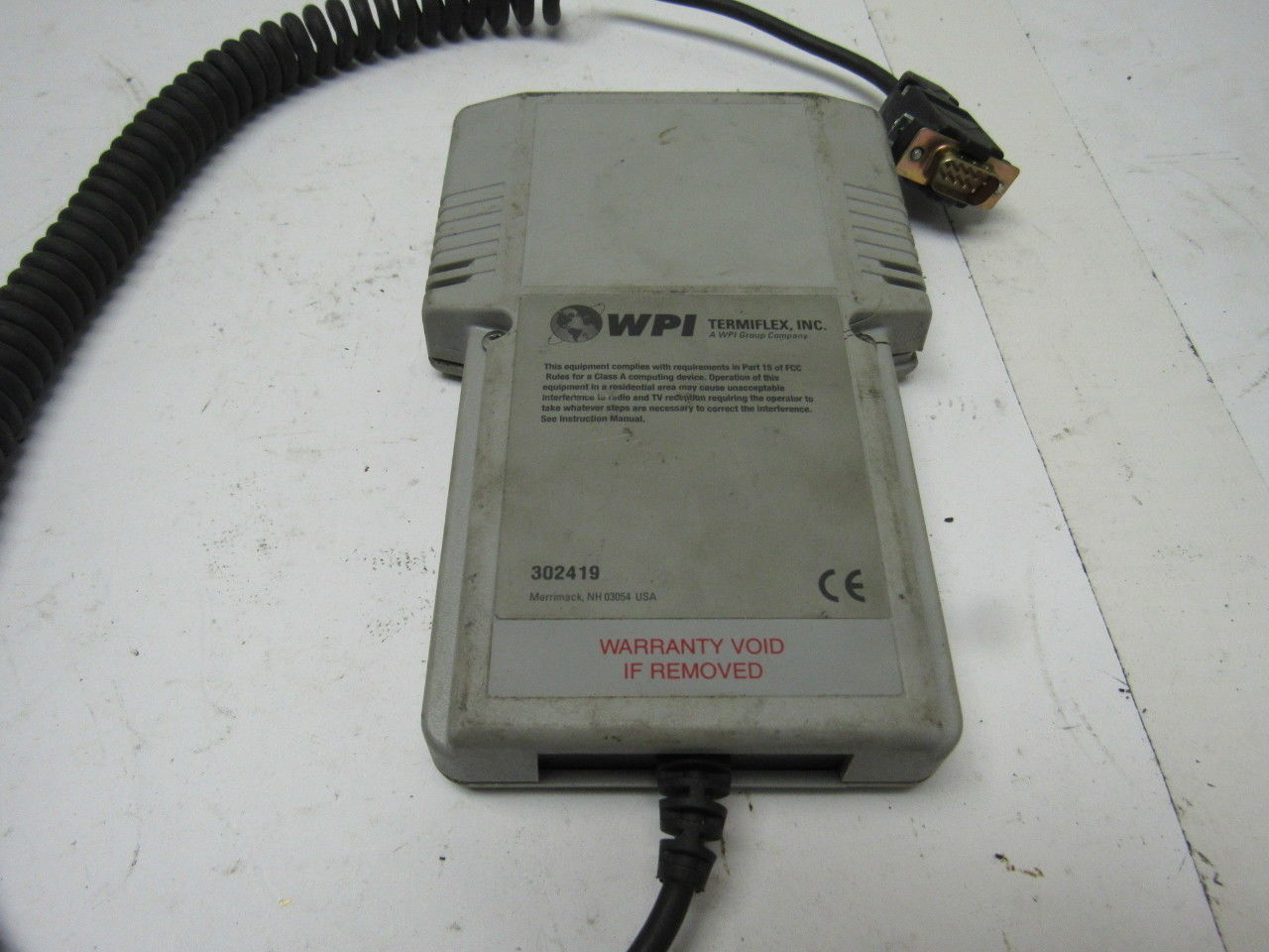 Micromatic Textron 302419 Keypad Drive Controller Remote Programmer