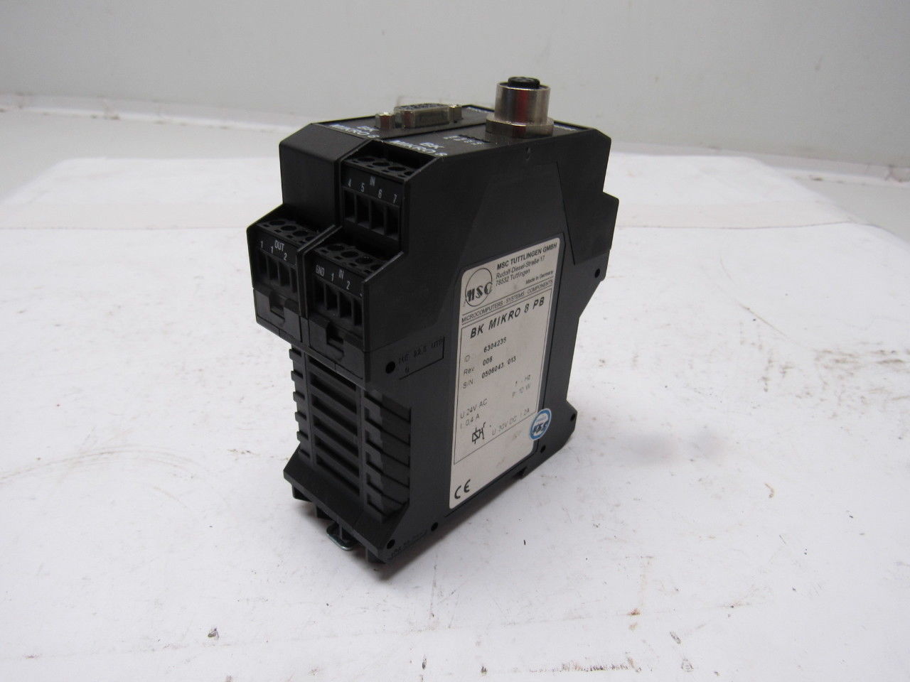 MSC Tuttliengen BK MIKRO 8 PB Tool Breakage Object Monitoring  PROFIBUS Interfac
