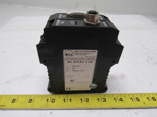 MSC Tuttliengen BK MIKRO 8 PB Tool Breakage Object Monitoring  PROFIBUS Interfac