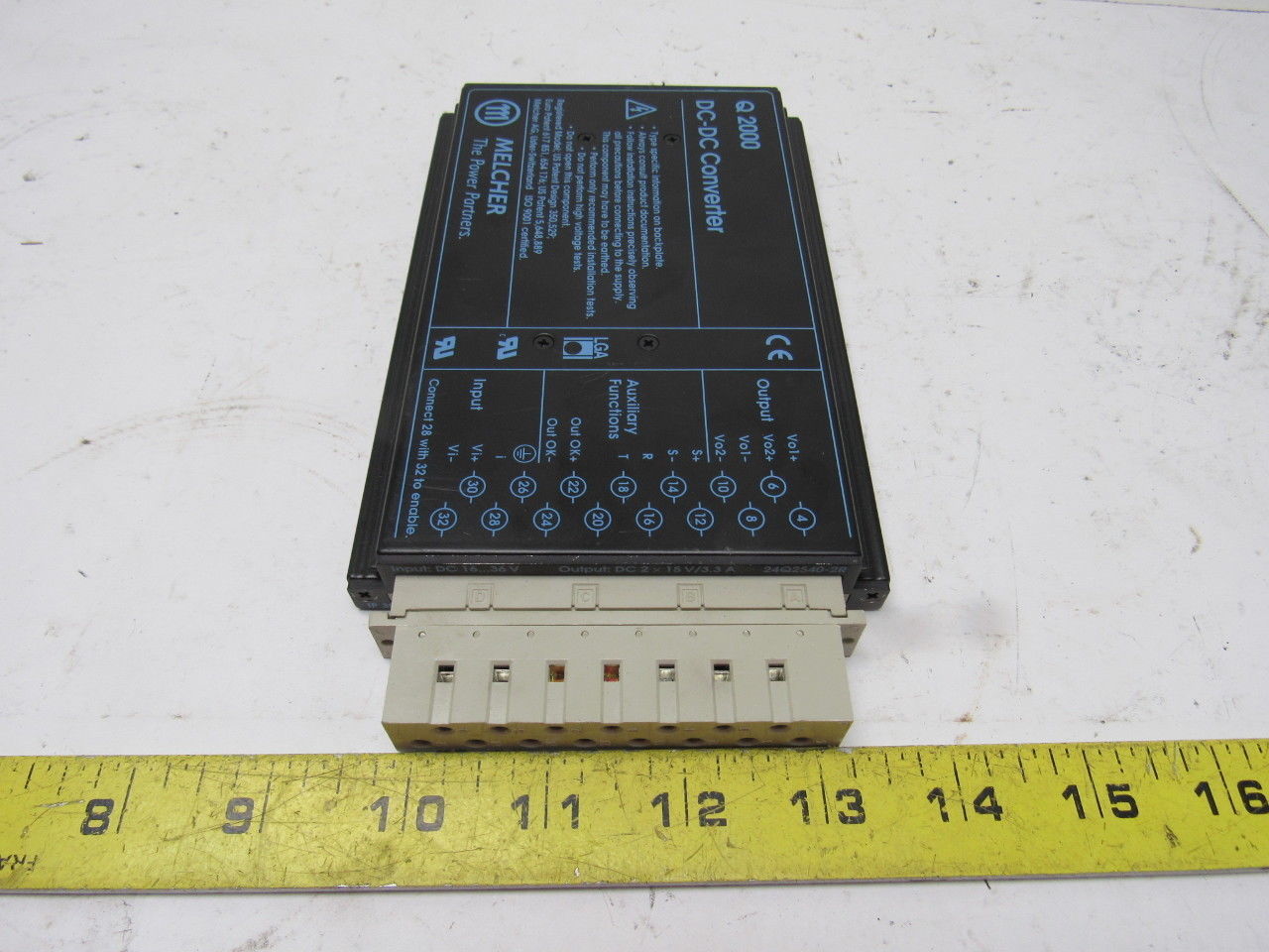 Melcher 02320.02 Q Series 2000 DC/DC Converter Dual 24V 2.2A