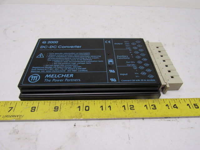 Melcher 02320.02 Q Series 2000 DC/DC Converter Dual 24V 2.2A