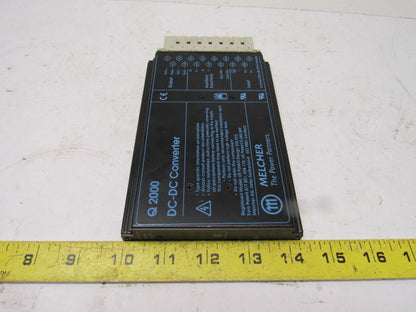 Melcher 02320.02 Q Series 2000 DC/DC Converter Dual 24V 2.2A