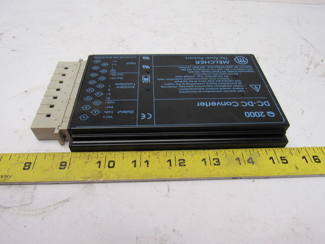 Melcher 02320.02 Q Series 2000 DC/DC Converter Dual 24V 2.2A