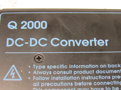 Melcher 02320.02 Q Series 2000 DC/DC Converter Dual 24V 2.2A