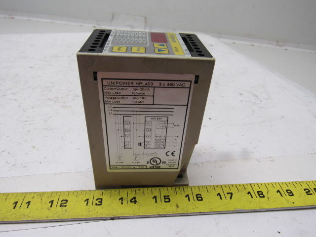 Unipower HLP-403 3x460V Motor Load Monitor