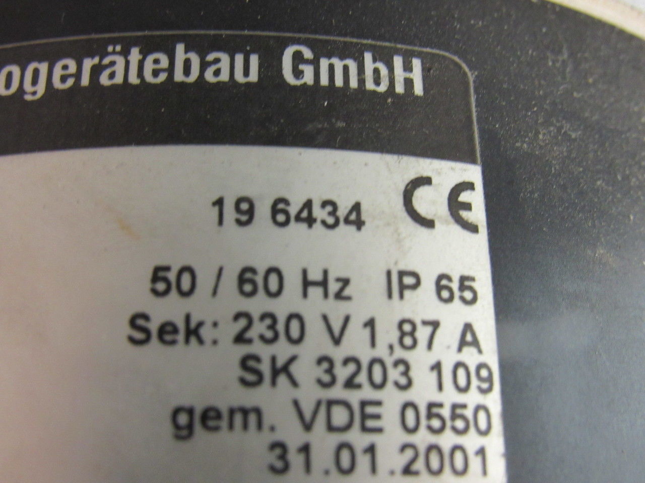 Rittal 19 6434 Transformer 480V Pri  230V Sec. 50/60Hz