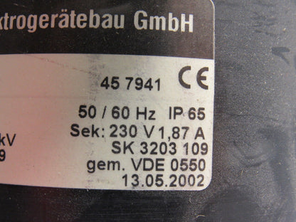 Rittal 45 7941 Transformer 480V Pri  230V Sec. 50/60Hz