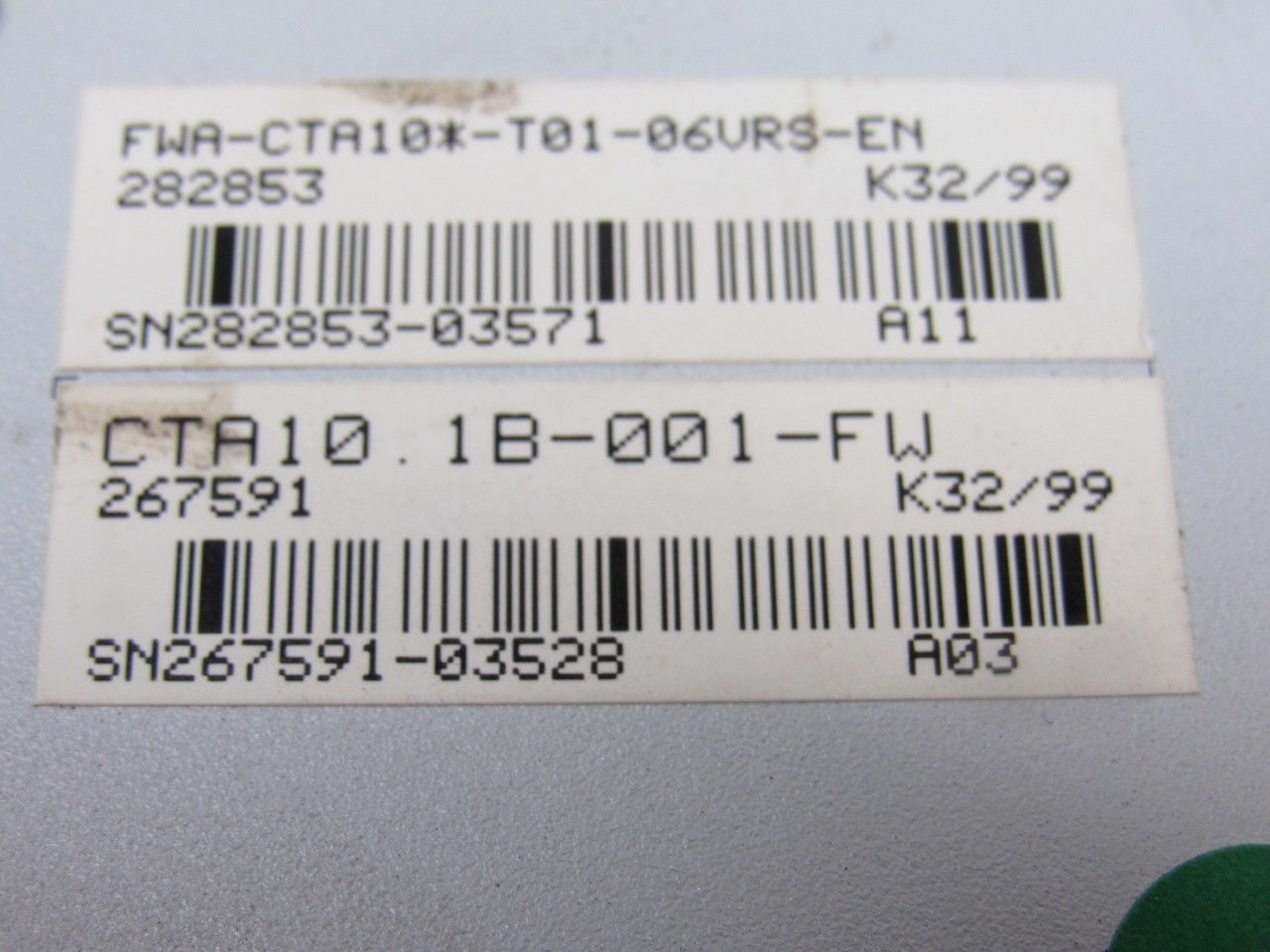 Indramant CTA10.1B-001-FW 267591 & 282853 Operator Interface Panel Key Pad