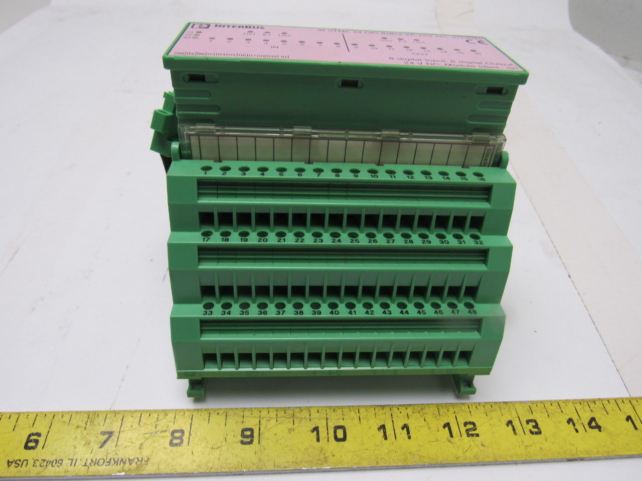 Phoenix Contact IB STME 24 DIO 8/8/3-2A InterBus 8 Digital  Output Relay Module