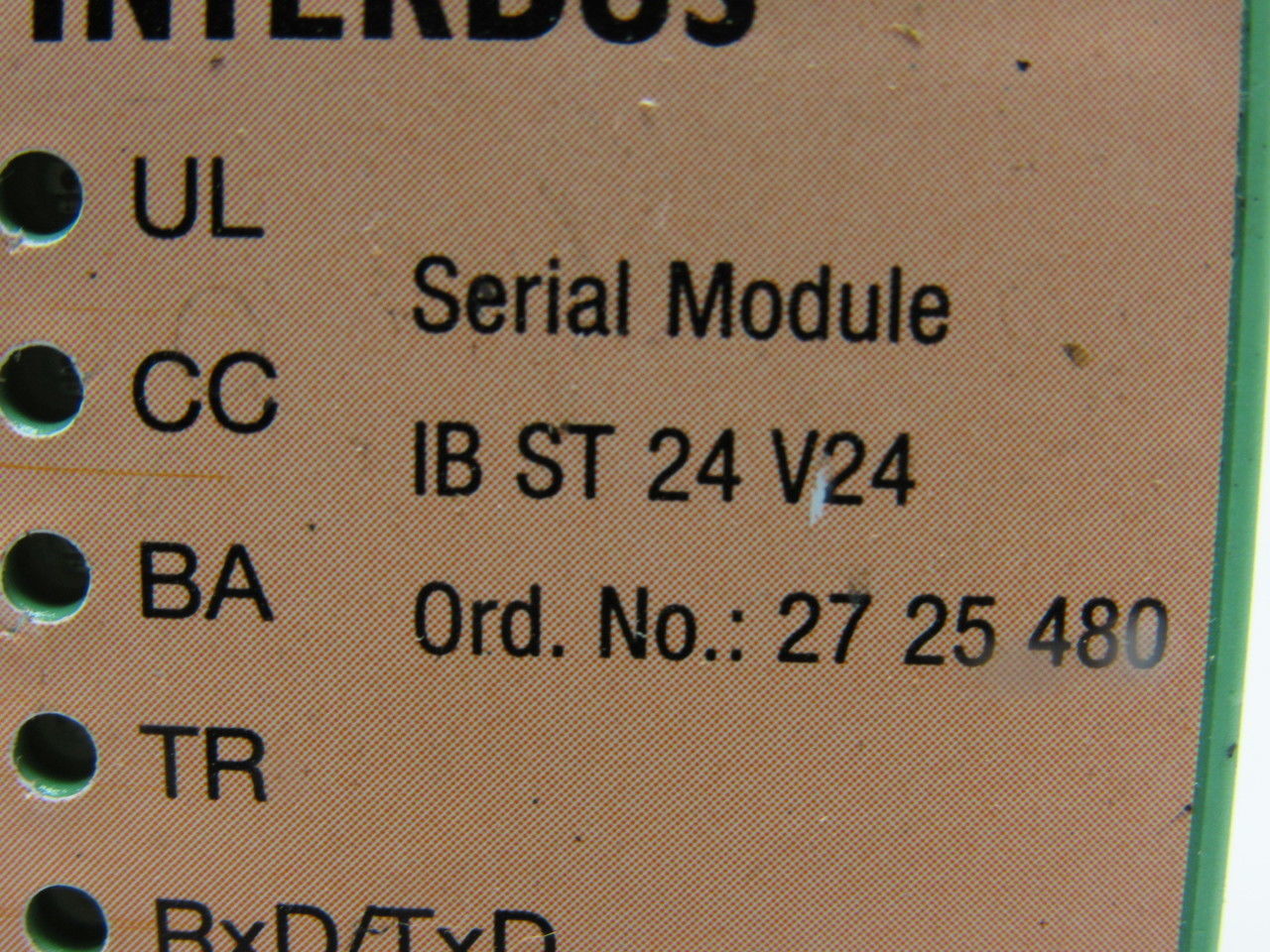 Phoenix Contact  IB ST 24 V.24 Interbus Serial Module