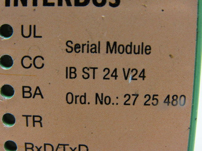 Phoenix Contact  IB ST 24 V.24 Interbus Serial Module