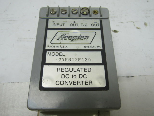 Acopian 24EB12E120 Regulated DC to AC Converter Power Supply