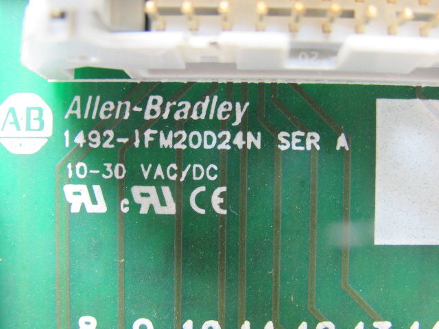 A-B Allen Bradley 1492-1FM20D24N Series A Rail Mount Interface Module