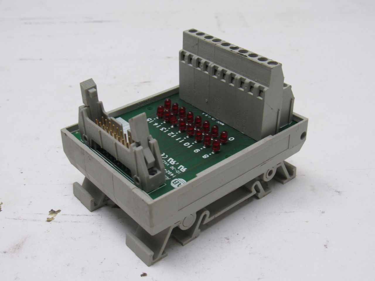 A-B Allen Bradley 1492-1FM20D24N Series A Rail Mount Interface Module