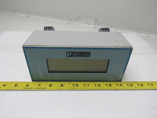 Phoenix Contact IBS IP DL 2 IBS IP DL 2 Interbus Dataliner Text Panel F/W V 1.16