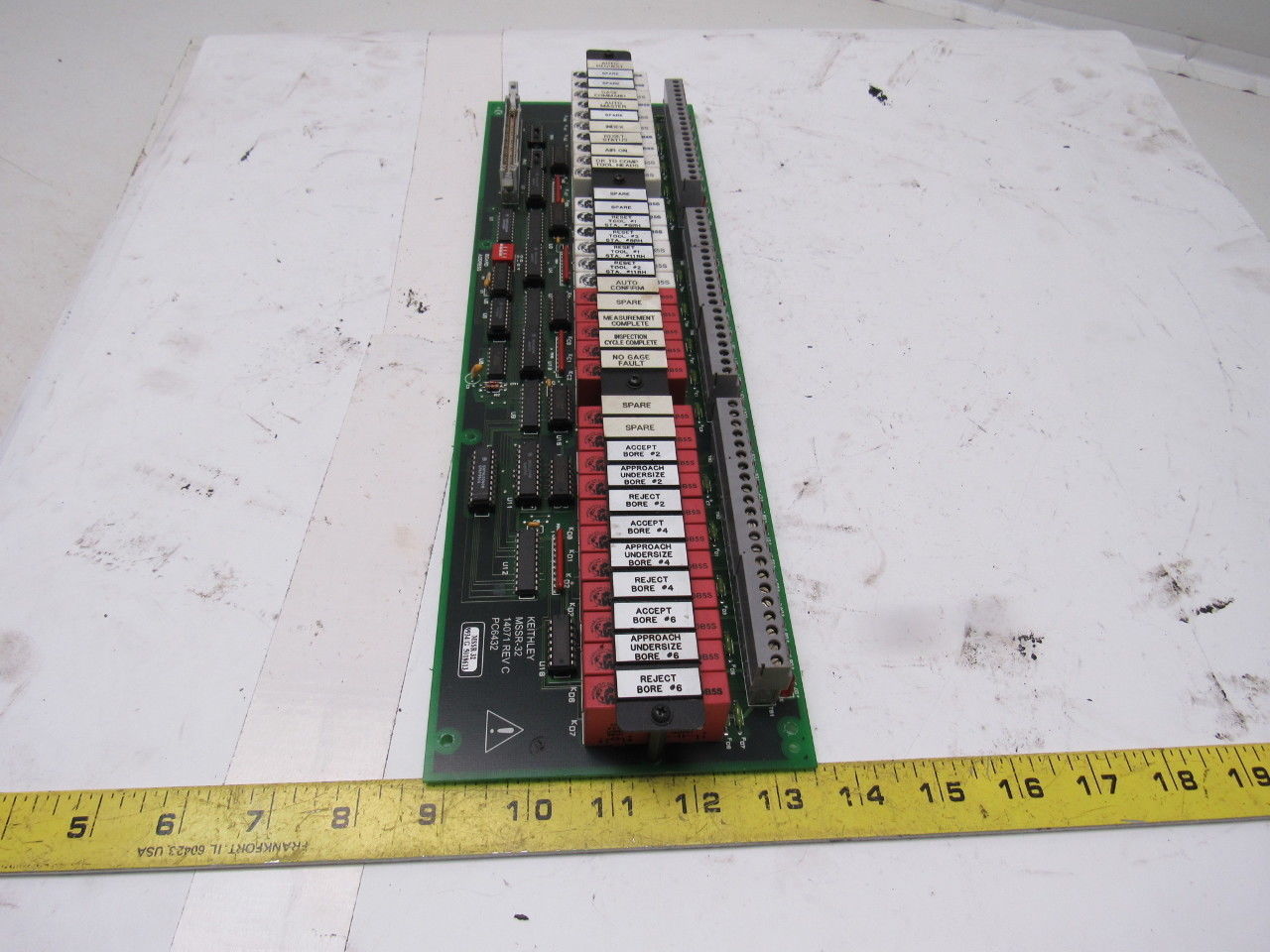 Keithley MSSR-32 14071 Rev. C  32-Channel Control Board Solid State I/O System
