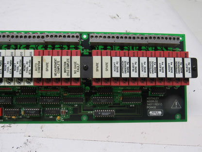 Keithley MSSR-32 14071 Rev. C  32-Channel Control Board Solid State I/O System