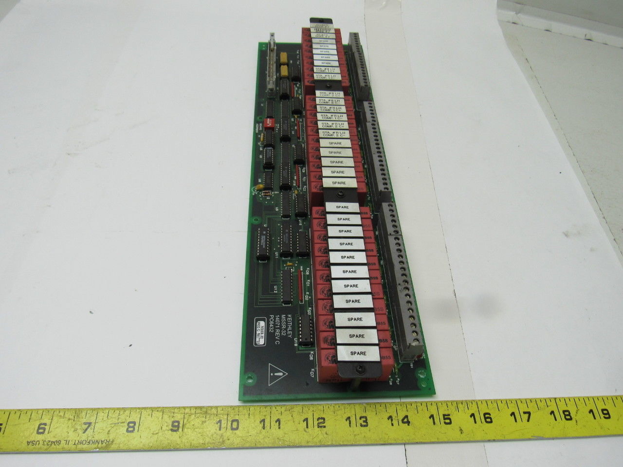 Keithley MSSR-32 14071 Rev. C 32-Channel Control Board Solid State I/O System