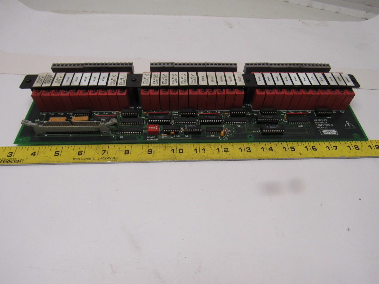 Keithley MSSR-32 14071 Rev. C 32-Channel Control Board Solid State I/O System