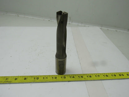Guehring 1" Double Spiral Flute Indexable Coolant Fed End Mill Smooth Shank 1.25