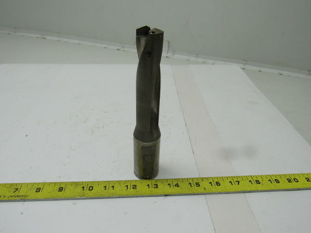 Guehring 1" Double Spiral Flute Indexable Coolant Fed End Mill Smooth Shank 1.25