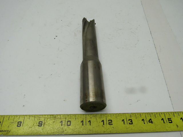 Guehring 1" Double Spiral Flute Indexable Coolant Fed End Mill Smooth Shank 1.25