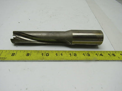 Guehring 1" Double Spiral Flute Indexable Coolant Fed End Mill Smooth Shank 1.25