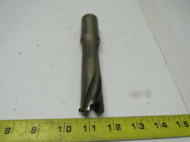 Guehring 1" Double Spiral Flute Indexable Coolant Fed End Mill Smooth Shank 1.25