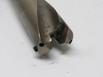 Guehring 1" Double Spiral Flute Indexable Coolant Fed End Mill Smooth Shank 1.25