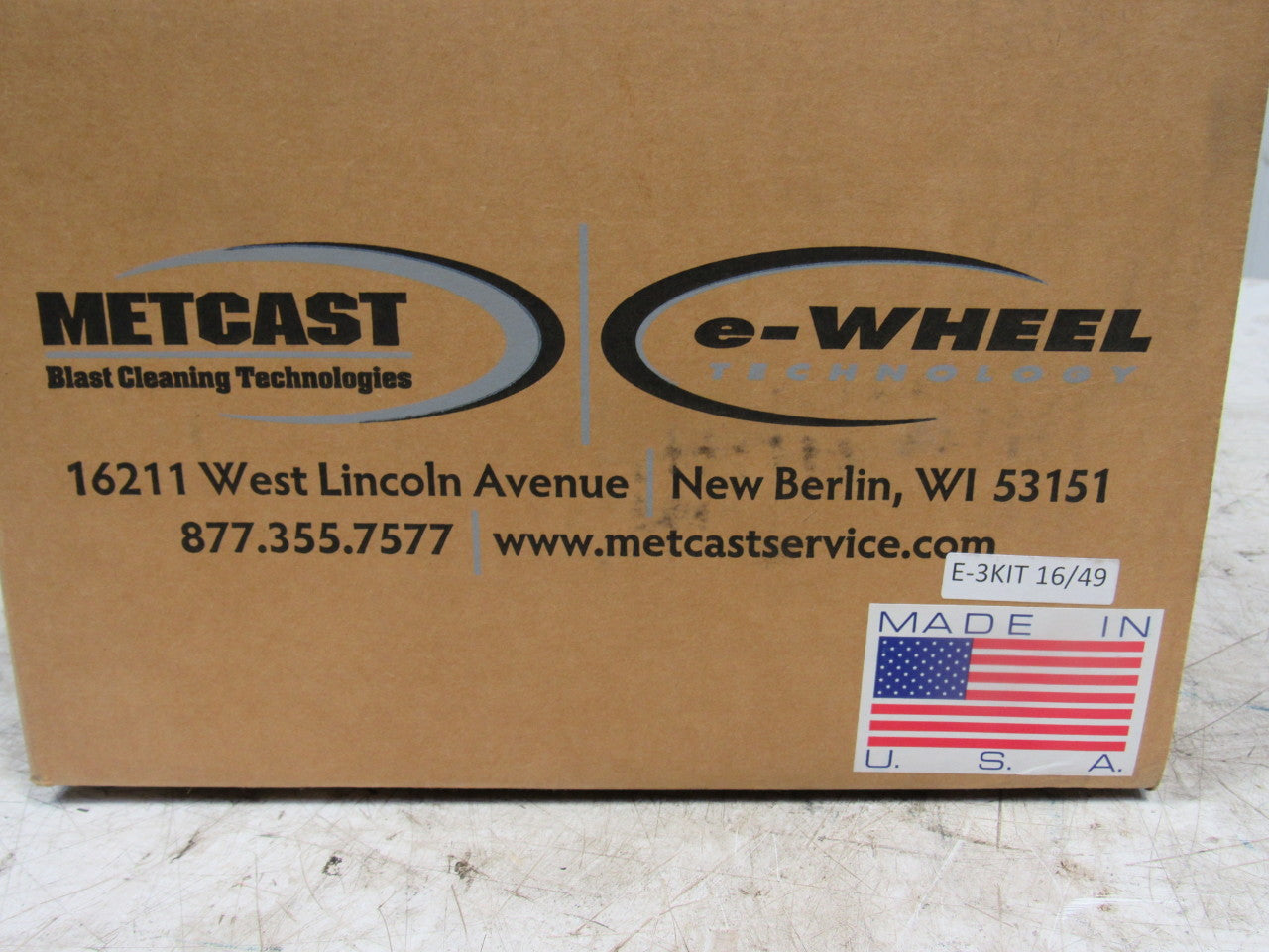 Metcast Tune-Up Kits for Shot Blast Wheels 16" E-3Kit, 49 deg Cage