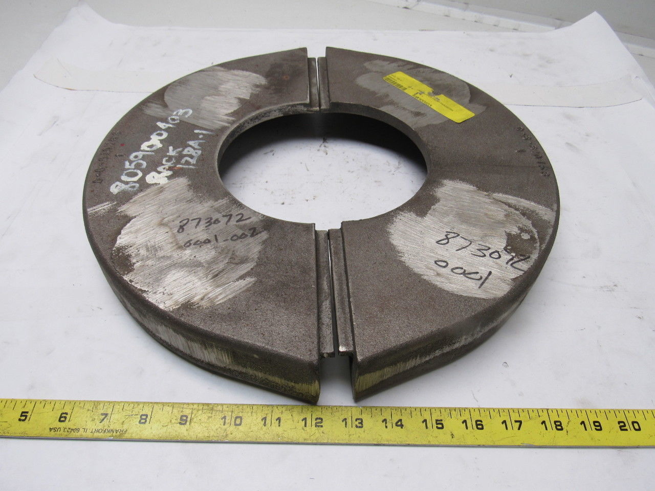 Wheelabrator Pangborn C-6-610758 OEM Wear Plate Upper Liner Shot Blaster Set of
