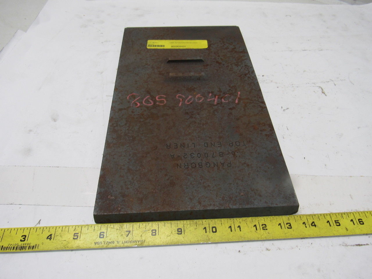 Wheelabrator Pangborn 6-870032-A OEM Wear Plate Top End Liner Shot Blaster