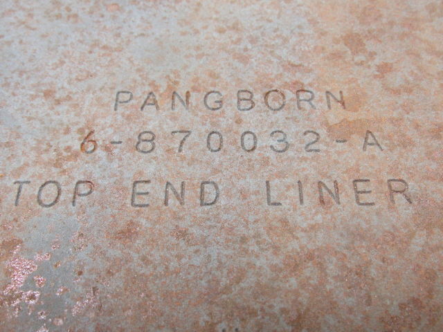 Wheelabrator Pangborn 6-870032-A OEM Wear Plate Top End Liner Shot Blaster